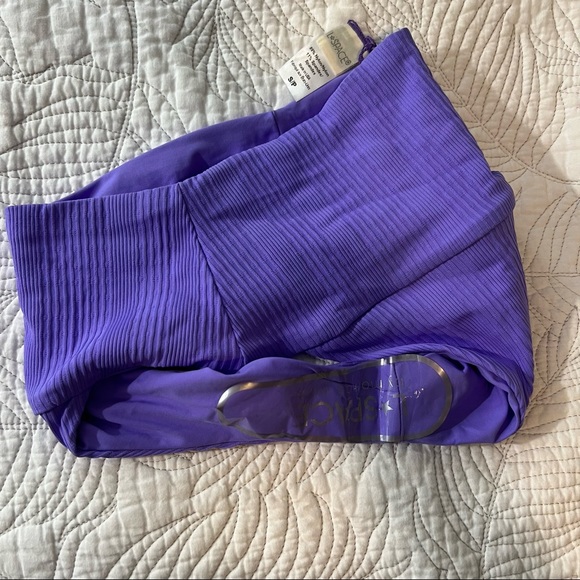 L*Space Purple Eco Chic Repreve Desi Bikini Bottom Size SML and MED avail - Picture 4 of 8